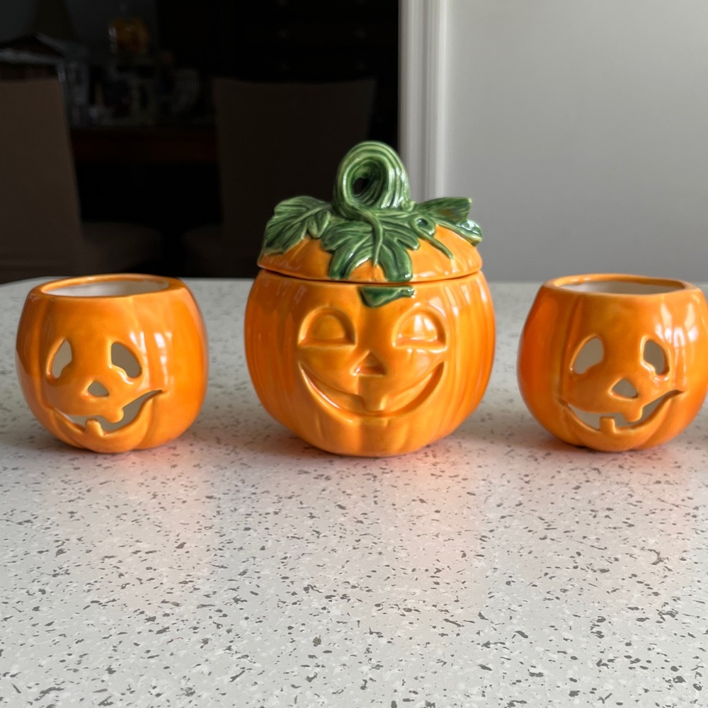 Ceramic Pumpkin set